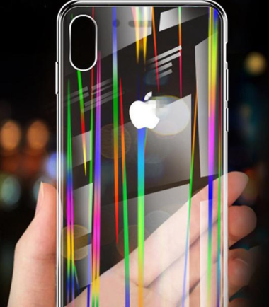 Colored case iPhone X / Xs - Clear