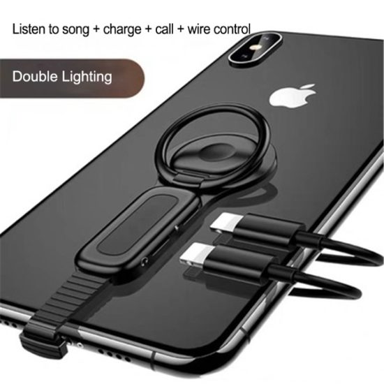 Adapter for iPhone audio & charger splitter
