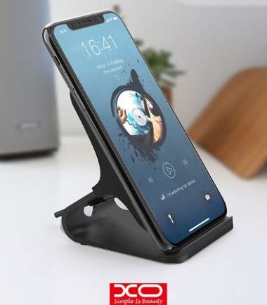 XO Premium Quality Aluminum Alloy Holder Wireless Portable Charger with Kickstand