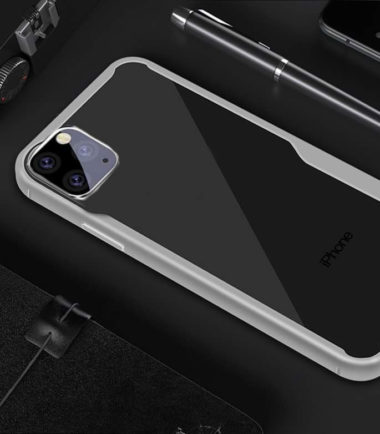 High Transparent Silicone Case For iPhone 11 Models with Screen protector