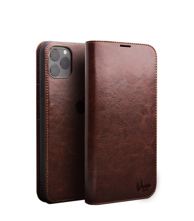 V1 FLIP COVER LEATHER FOR IPHONE 12/12 PRO/12 PRO MAX