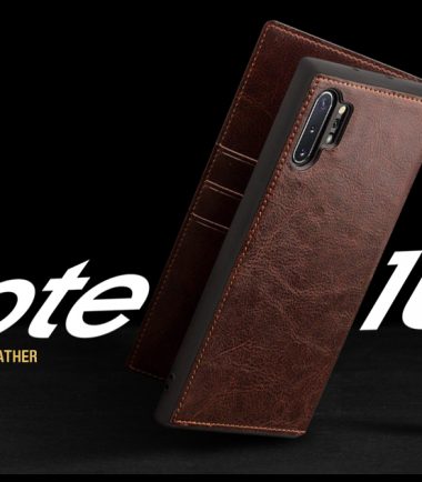 V1 FLIP COVER LEATHER FOR GALAXY NOTE 10 / NOTE 10 PLUS