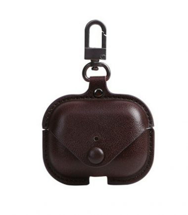Airpods Pro Genuine Leather Case - Black