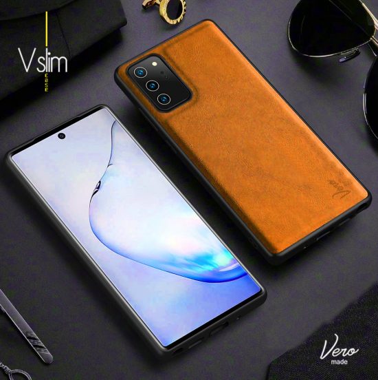 VSLIM BACK COVER LEATHER CASE FOR SAMSUNG NOTE 20 ULTRA
