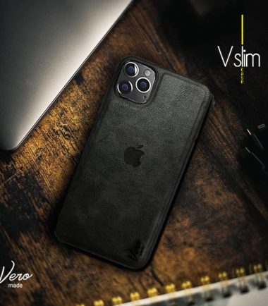 VSLIM BACK COVER LEATHER CASE FOR IPHONE 12 PRO MAX