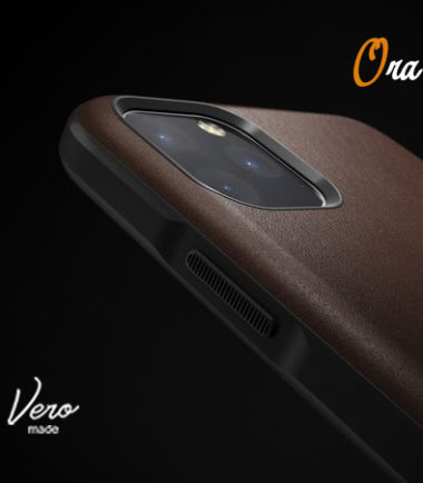 Ora back Leather Case For iphone 11 Pro Max / 12 Pro Max